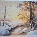 Hannelore Baumann_Aquarell_Winter